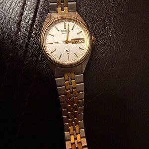 Seiko Two-Tone Silver and Gold Bracelet Watch